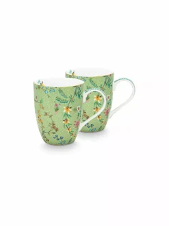 PIP STUDIO, Henkelbecher 2er Set Large Jolie 350ml