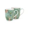 PIP STUDIO, Henkelbecher S 2er Set 145mlJolie Flowers Blue