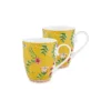 PIP STUDIO, Henkelbecher Set 2er Large LA MAJORELLE 350ml Gelb
