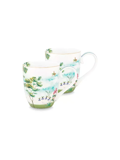 PIP STUDIO, Henkelbecher Set 2er X-Large JOLIE 450ml Heron -Pip Studio Verkäufe pipstudio henkelbecherset2erx largejolie450mlheron 1 768 1024 75 7584432 1