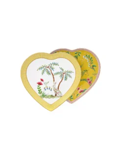 PIP STUDIO, Herz Platten Set 2er LA MAJORELLE 21,5cm Gelb