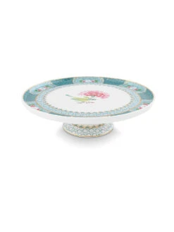 PIP STUDIO, Mini Tortenplatte BLUSHING BIRDS 21cm Blau