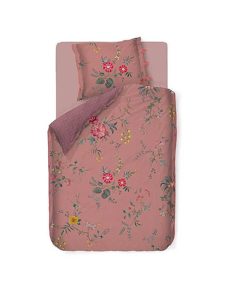 PIP STUDIO, Perkal Bettwäsche FLEUR GRANDEUR 70x90cm / 140x200cm Pink 1 PIP STUDIO, Perkal Bettwäsche FLEUR GRANDEUR 70x90cm / 140x200cm Pink