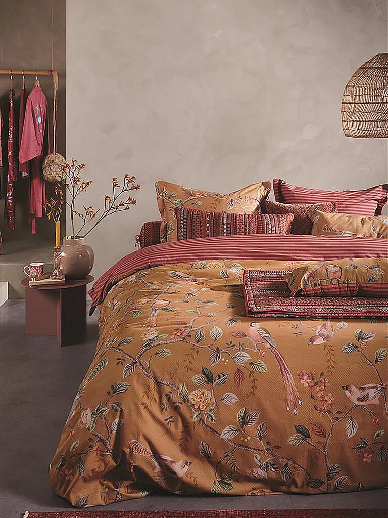 PIP STUDIO, Perkal Bettwäsche GOOD NIGHTINGALE 70x90cm / 140x200cm Yellow 2 PIP STUDIO, Perkal Bettwäsche GOOD NIGHTINGALE 70x90cm / 140x200cm Yellow – Bild 2