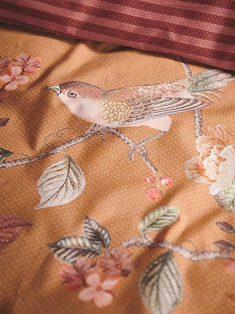 PIP STUDIO, Perkal Bettwäsche GOOD NIGHTINGALE 70x90cm / 140x200cm Yellow 3 PIP STUDIO, Perkal Bettwäsche GOOD NIGHTINGALE 70x90cm / 140x200cm Yellow – Bild 3