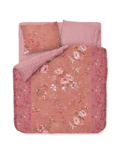 PIP STUDIO, Perkal Bettwäsche Tokyo Bouquet 2x 70x90cm / 200x200cm Pink
