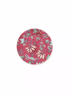 PIP STUDIO, Platzteller 32cm Flower Festival Dark Pink