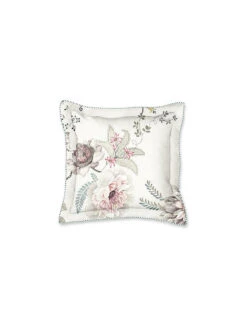 PIP STUDIO, Zierkissen Gefüllt 45x45cm TOKYO BOUGUET White